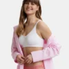 Jockey FE41 White Bra side view