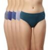 Enamor CR17 Women's Cotton Stretch Hipster Panties (Pack of 3)
