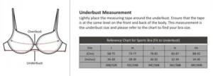 Size chart Bra