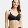 Jockey 1722 Women's Wirefree Non Padded Bra Black
