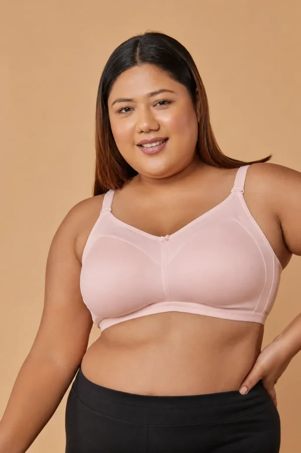 MAASHIE M4408 Women's Cotton Non Padded Bra Blush