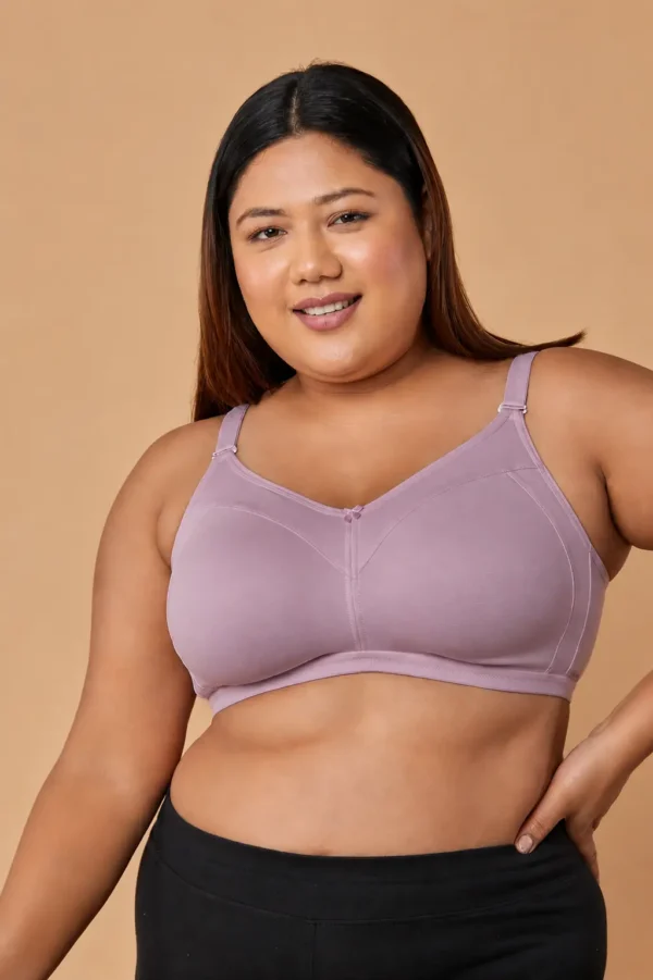 MAASHIE M4408 Women's Cotton Non Padded Bra Onion