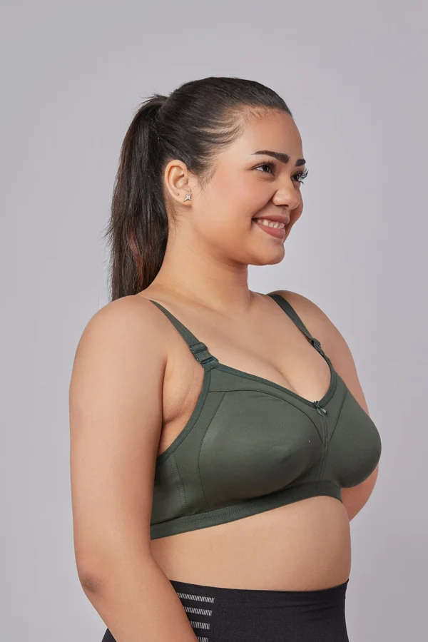 MAASHIE M4408 Women's Cotton Non Padded Bra Side